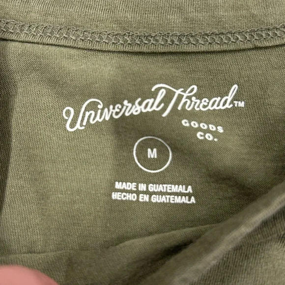 NWT Universal Thread Short Sleeve Tshirt Anchor Olive Green Size Medium - Picture 4 of 5